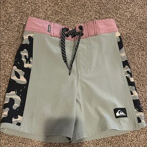 Quiksilver Kids' Green Camo Board Shorts